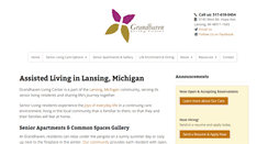 Desktop Screenshot of grandhavenlivingcenter.com