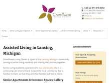 Tablet Screenshot of grandhavenlivingcenter.com